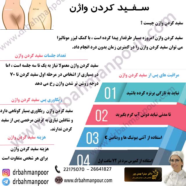 سفید کردن واژن